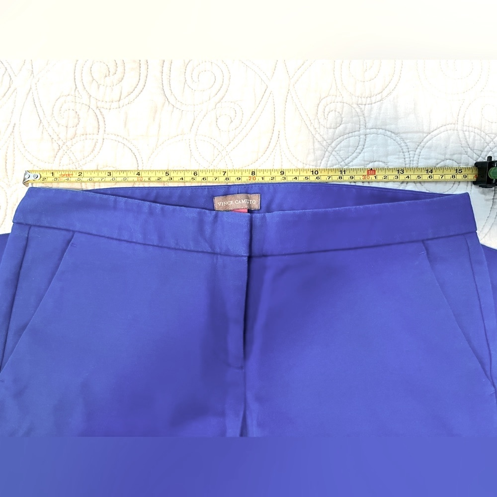 Vince Camuto bright blue Business Casual Slim Fit Career Wear Pants. Size 2